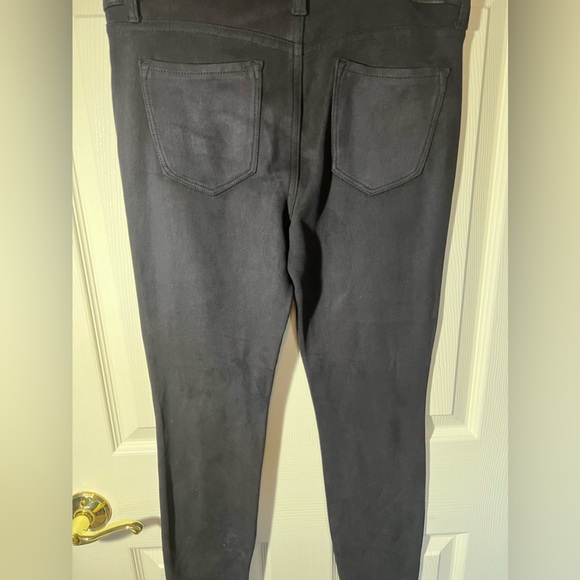 Level 99 Pants Faux Suede Soft Black Size 28 - Picture 5 of 13